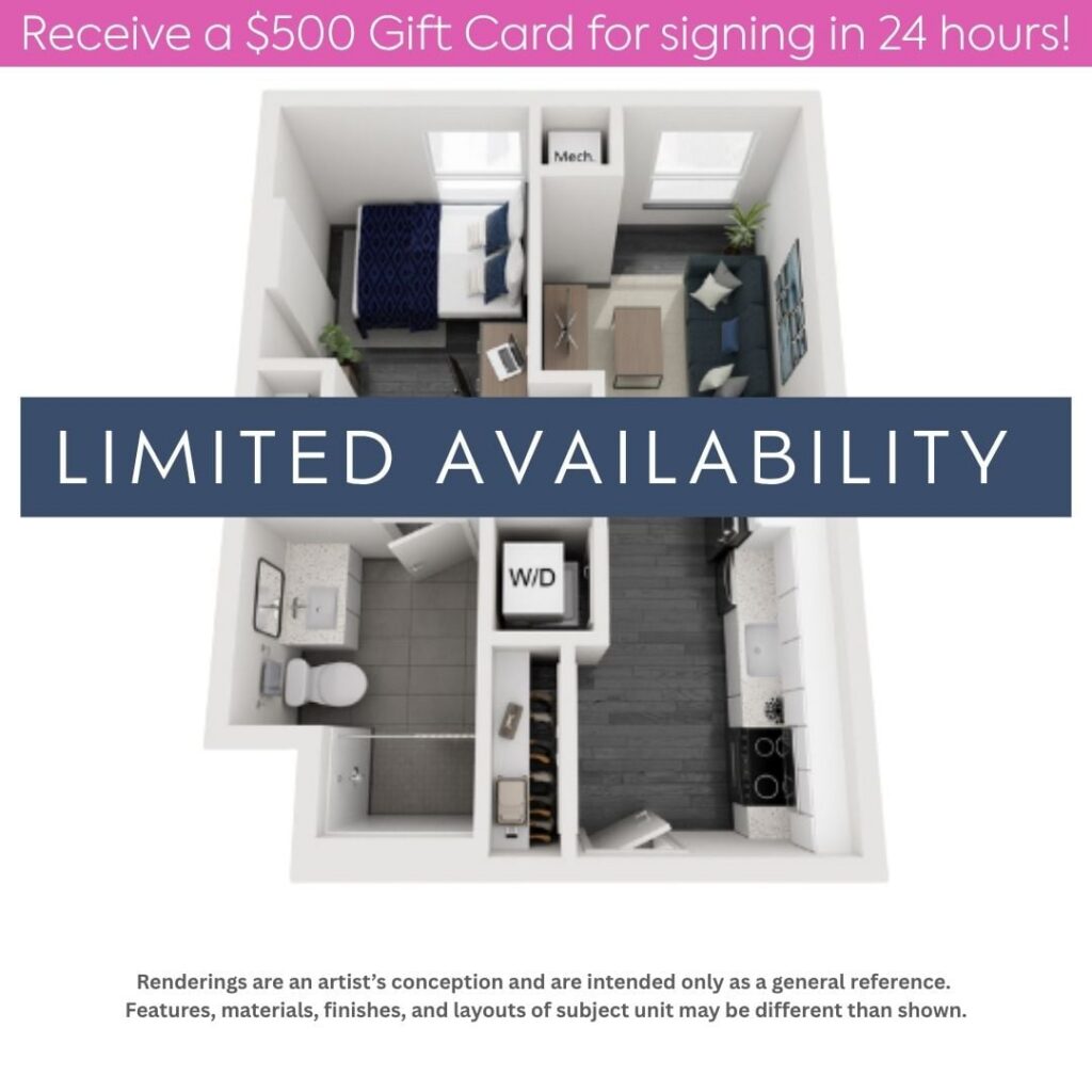 1BR/1BA – A1