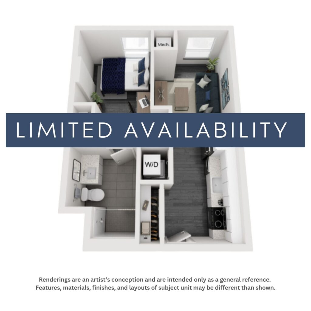 1BR/1BA – A1
