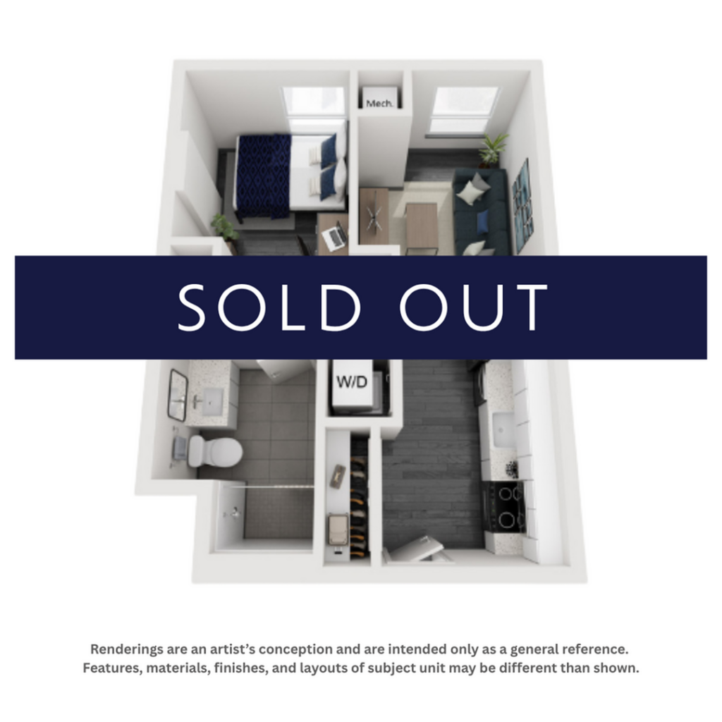 1BR/1BA – A1